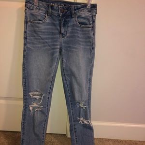 american eagle ripped jeans